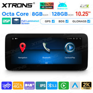 10,25 Zoll Android Octa Core 8GB + 128GB Auto GPS Multimedia Player für Mercedes-Benz