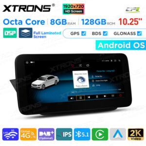 10,25 Zoll Android Octa Core 8GB + 128GB Auto GPS Multimedia Player für Mercedes-Benz B-Klasse W246 (2016-2018) Links fahrend