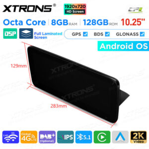 10,25 Zoll Android Octa Core 8GB + 128GB Auto GPS Multimedia Player für Mercedes-Benz B-Klasse W246 (2016-2018) Links fahrend