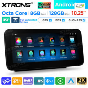 10,25 Zoll Android Octa Core 8GB + 128GB Auto GPS Multimedia Player für Mercedes-Benz C-Klasse W205 / GLC-Klasse X253 / V-Kla