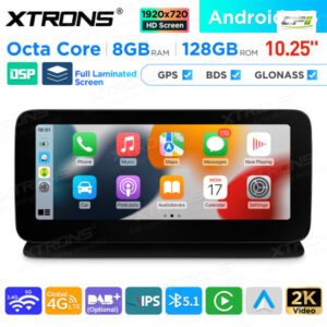 10,25 Zoll Android Octa Core 8GB + 128GB Auto GPS Multimedia Player für Mercedes-Benz CLS-Klasse W218/C218 (2014-2017)