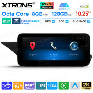 10,25 Zoll Android Octa Core 8GB + 128GB Auto GPS Multimedia Player für Mercedes-Benz E-Klasse W212 / S212 (2015 bis 2016) Li