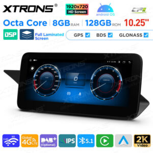 10,25 Zoll Android Octa Core 8GB + 128GB Auto GPS Multimedia Player für Mercedes-Benz E-Klasse W212 / S212 (2015 bis 2016) Li