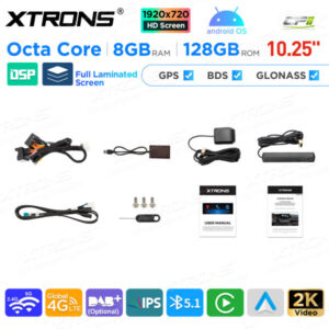 10,25 Zoll Android Octa Core 8GB + 128GB Auto GPS Multimedia Player für Mercedes-Benz E-Klasse W212 / S212 (2015 bis 2016) Li