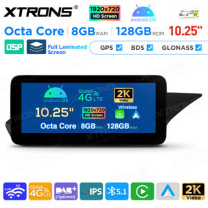 10,25 Zoll Android Octa Core 8GB + 128GB Auto GPS Multimedia Player für Mercedes-Benz E-Klasse W212 / S212 (2015-2016) Rechts