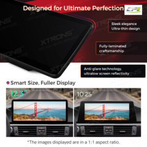 12,3 Zoll Octa Core 4 + 64 GB Global 4G LTE Android Autoradio Multimedia-Player mit vollständig laminiertem Bildschirm für BM