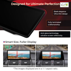 12,3 Zoll Octa Core 4 + 64 GB Global 4G LTE Android Autoradio Multimedia-Player mit vollständig laminiertem Bildschirm für BM