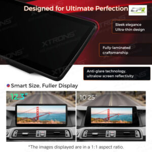 12,3 Zoll Octa Core 4 + 64 GB Global 4G LTE Android Autoradio Multimedia-Player mit vollständig laminiertem Bildschirm für BM