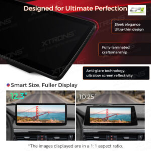 12,3 Zoll Octa Core 4 + 64 GB Global 4G LTE Android Autoradio Multimedia-Player mit vollständig laminiertem Bildschirm für BM