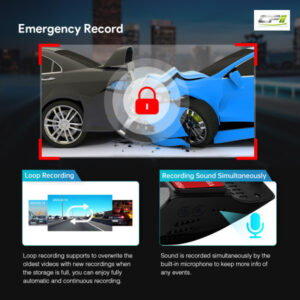 Wi-Fi DVR Autokamera Videorekorder Dashcam – ACWIFIDVR02-06 CPII