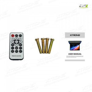 10,2-Zoll-HD-Digital-TFT-Bildschirm Ultradünner Auto-TV-Dachmonitor 16 : 9 Breitbildschirm mit HDMI-Anschluss und 2 Stück Kop