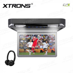13,3-Zoll-1080P-Video-HD-Digital-TFT-Monitor 16:9-Breitbild-Autodach-Player mit HDMI-Anschluss und 2-teiligen Kopfhörern