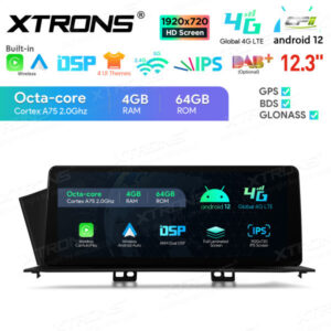 12,3-Zoll-Android-Octa-Core-Autoradio-Multimedia-Player mit 1920 * 720 HD-Bildschirm Maßgeschneiderte Passform für Honda Acco