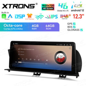 12,3-Zoll-Android-Octa-Core-Autoradio-Multimedia-Player mit 1920 * 720 HD-Bildschirm Maßgeschneiderte Passform für Honda Acco