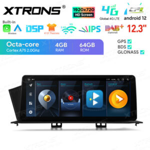 12,3-Zoll-Android-Octa-Core-Autoradio-Multimedia-Player mit 1920 * 720 HD-Bildschirm Maßgeschneiderte Passform für Honda Acco