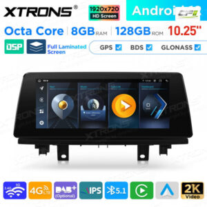 10,25 Zoll Android 8GB + 128GB Auto GPS Multimedia Player für BMW X1 F48 NBT – QAB12NB12X1N-01 CPII