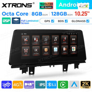 10,25 Zoll Android 8GB + 128GB Auto GPS Multimedia Player für BMW X1 F48 NBT – QAB12NB12X1N-09 CPII