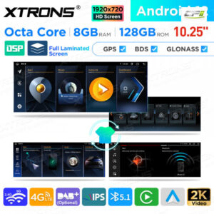 10,25 Zoll Android 8GB + 128GB Auto GPS Multimedia Player für BMW X1 F48 NBT – QAB12NB12X1N-15 CPII