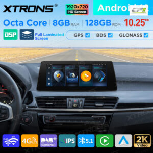 10,25 Zoll Android 8GB + 128GB Auto GPS Multimedia Player für BMW X1 F48 NBT – QAB12NB12X1N-16 CPII