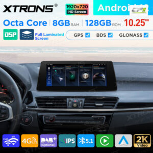 10,25 Zoll Android 8GB + 128GB Auto GPS Multimedia Player für BMW X1 F48 NBT – QAB12NB12X1N-17 CPII