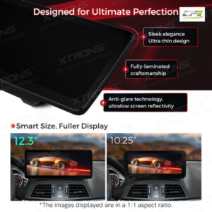 12,3 Zoll Octa Core 4 + 64 GB Global 4G LTE Android Autoradio Multimedia-Player mit vollständig laminiertem Bildschirm für Me