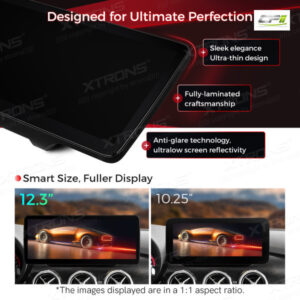 12,3 Zoll Octa Core 4 + 64 GB Global 4G LTE Android Auto-Stereo-Multimedia-Player mit vollständig laminiertem Bildschirm für