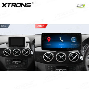 12,3 Zoll Octa Core 4 + 64 GB Global 4G LTE Android Autoradio Multimedia-Player mit vollständig laminiertem Bildschirm für Me