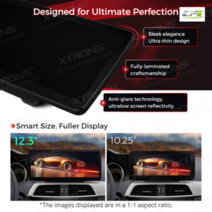 12,3 Zoll Octa Core 4 + 64 GB Global 4G LTE Android Auto-Stereo-Multimedia-Player mit vollständig laminiertem Bildschirm für
