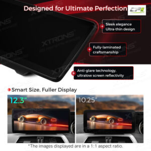 12,3 Zoll Octa Core 4 + 64 GB Global 4G LTE Android Auto-Stereo-Multimedia-Player mit vollständig laminiertem Bildschirm für