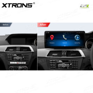 12,3 Zoll Octa Core 4 + 64 GB Global 4G LTE Android Auto-Stereo-Multimedia-Player mit vollständig laminiertem Bildschirm für