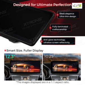 12,3 Zoll Octa Core 4 + 64 GB Global 4G LTE Android Autoradio Multimedia-Player mit vollständig laminiertem Bildschirm für Me