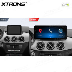 12,3 Zoll Octa Core 4 + 64 GB Global 4G LTE Android Auto-Stereo-Multimedia-Player mit vollständig laminiertem Bildschirm für