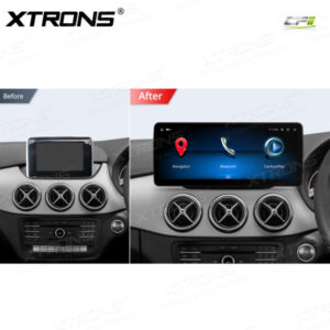 12,3 Zoll Octa Core 4 + 64 GB Global 4G LTE Android Autoradio Multimedia-Player mit vollständig laminiertem Bildschirm für Me