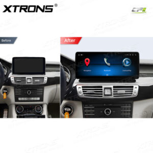 12,3 Zoll Octa Core 4 + 64 GB Global 4G LTE Android Autoradio Multimedia-Player mit vollständig laminiertem Bildschirm für Me