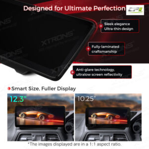 12,3 Zoll Octa Core 4 + 64 GB Global 4G LTE Android Autoradio Multimedia-Player mit vollständig laminiertem Bildschirm für Me