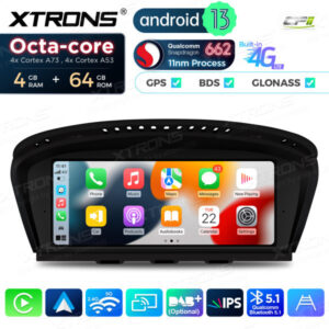 8,8 Zoll Qualcomm Snapdragon 662 Android 4GB RAM + 64GB ROM Autoradio Multimedia Player für BMW 3er E90 / 5er E60 CCC