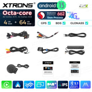 8,8 Zoll Qualcomm Snapdragon 662 Android 4GB RAM + 64GB ROM Autoradio Multimedia Player für BMW 3er E90 / 5er E60 CCC