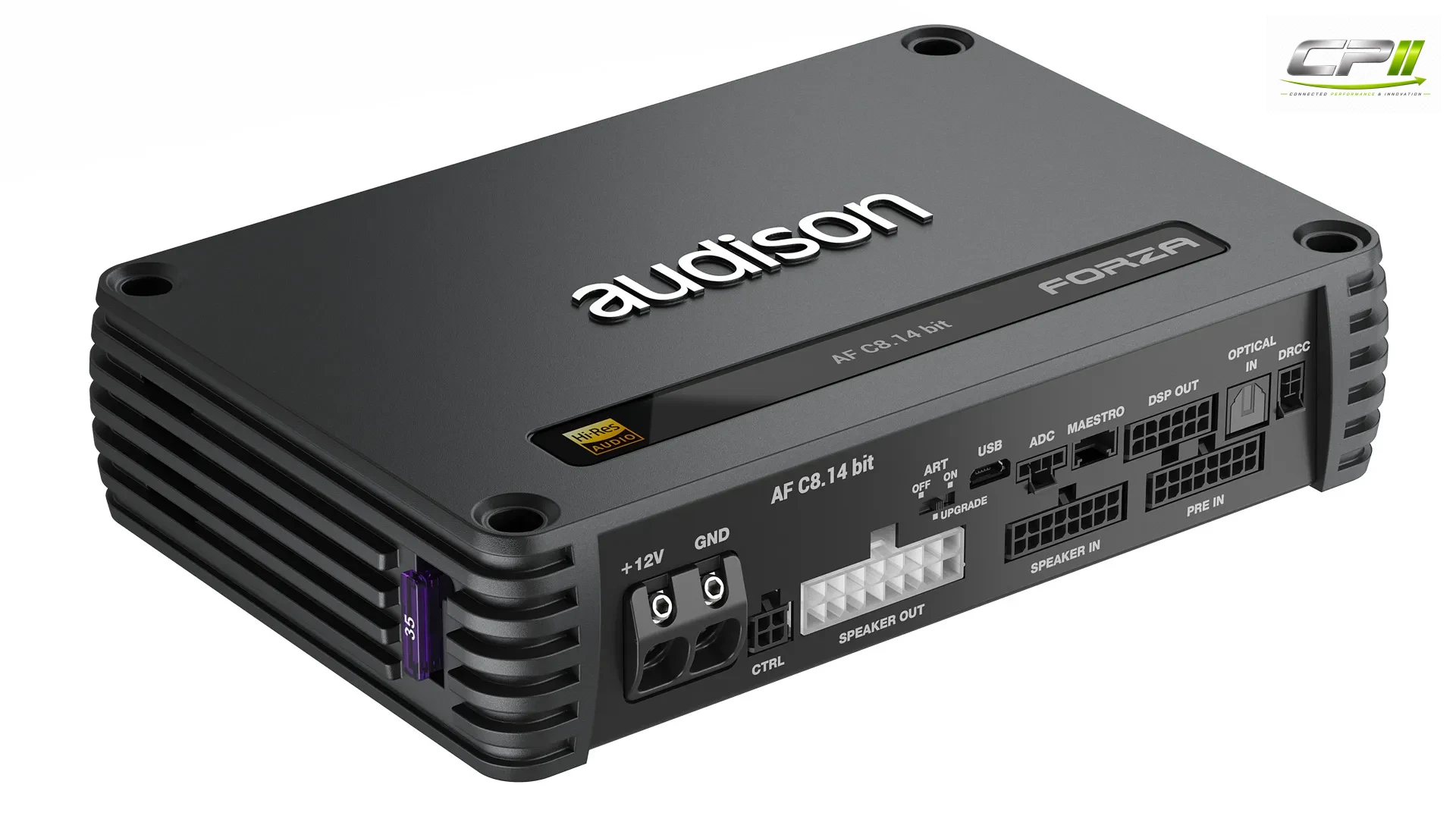 Audison AF C8.14-Bit 8-Kanal-Verstärker mit 14-Kanal-DSP – 800Watt