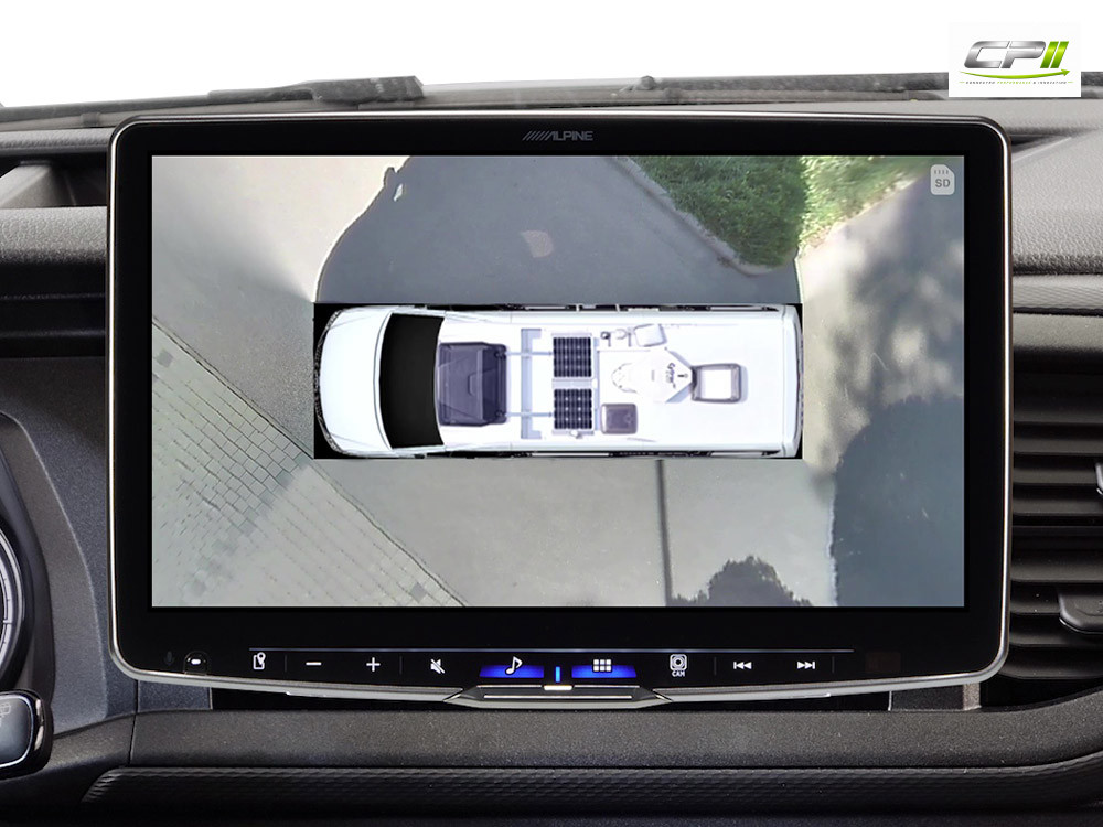 Alpine HCS-T100 360-Grad-HD-Kamerasystem für Reisemobile und Camper Vans für mehr Sicherheit und keine toten Winkel