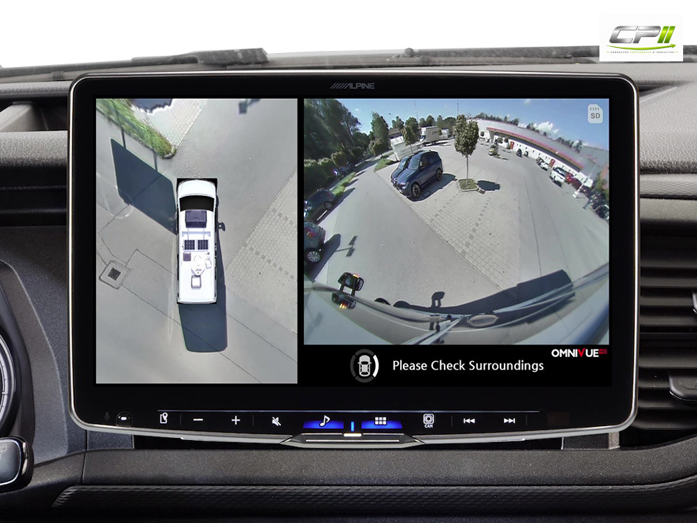 Alpine HCS-T100 360-Grad-HD-Kamerasystem für Reisemobile und Camper Vans für mehr Sicherheit und keine toten Winkel