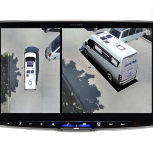 Alpine HCS-T100 360-Grad-HD-Kamerasystem für Reisemobile und Camper Vans für mehr Sicherheit und keine toten Winkel