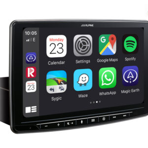 Alpine INE-F904D 1-DIN Navigationssystem mit 9-Zoll Touchscreen, DAB+, HDMI und Apple CarPlay /Android Auto