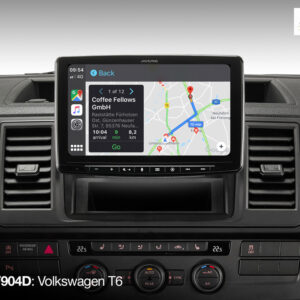 Alpine INE-F904D 1-DIN Navigationssystem mit 9-Zoll Touchscreen, DAB+, HDMI und Apple CarPlay /Android Auto