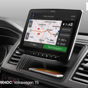 Alpine INE-F904DC 1-DIN Navigationssystem mit 9-Zoll Touchscreen, LKW- und Reisemobilprofile, DAB+, HDMI, Apple CarPlay und A
