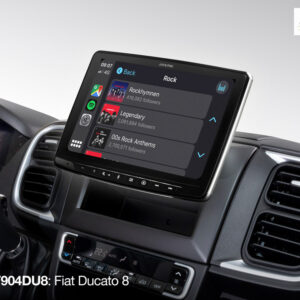 Alpine INE-F904DU8 Navigationssystem mit 9-Zoll Touchscreen für Ducato 8, 1-DIN-Einbaugehäuse, DAB+, Apple CarPlay und Androi
