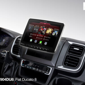 Alpine INE-F904DU8 Navigationssystem mit 9-Zoll Touchscreen für Ducato 8, 1-DIN-Einbaugehäuse, DAB+, Apple CarPlay und Androi