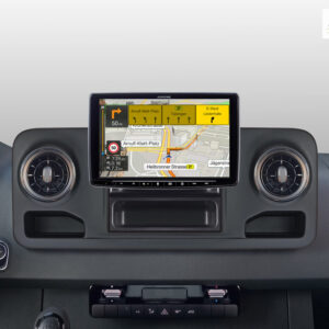 Alpine INE-F904S907 Navigationssystem mit 9-Zoll Touchscreen für Mercedes Sprinter 907, 1-DIN-Einbaugehäuse, DAB+, Apple CarP
