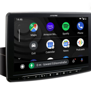 Alpine INE-F904T61 Navigationssystem für VW T6.1 mit 9-Zoll-Touchscreen 1-DIN-Einbaugehäuse, DAB+, Apple CarPlay und Android
