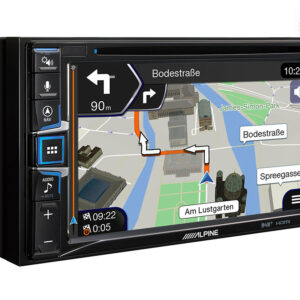 Alpine INE-W611DC Navigationssystem mit Trucksoftware, DAB+, 16,5 cm (6,5-Zoll) Display, CD/DVD Wiedergabe, Apple CarPlay und