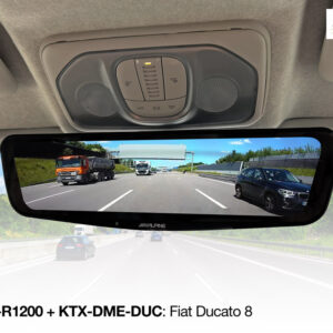Alpine KTX-DME-DUC Fahrzeugspezifische Halterung im Fiat Ducato für den digitalen Rückspiegel DME-R1200 – KTX-DME-DUC-02 CPII